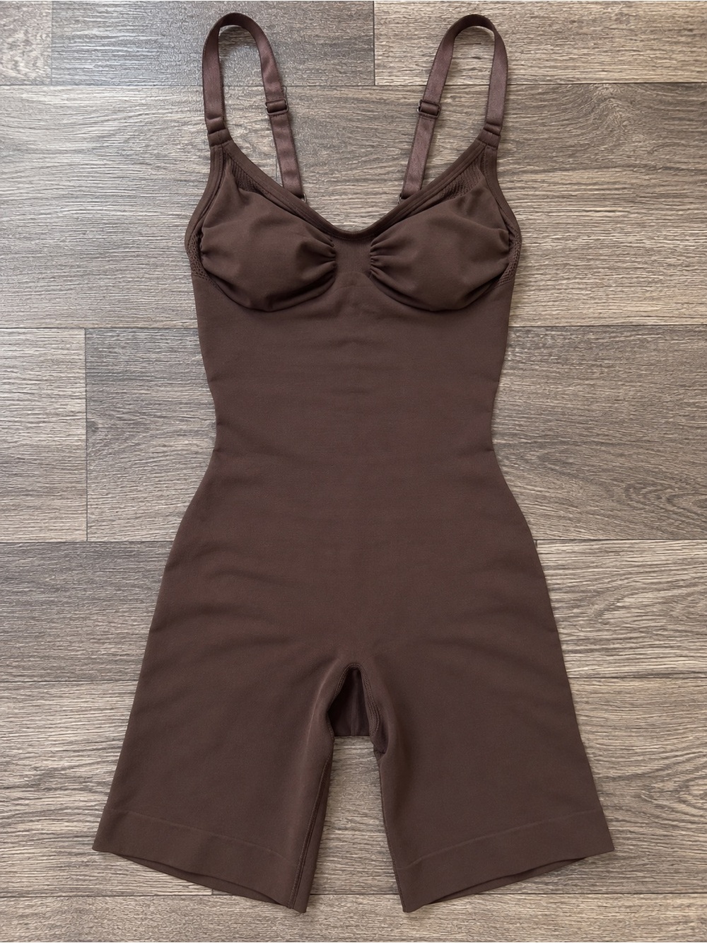 SKIMS Brown Sculpting Bodysuit Romper